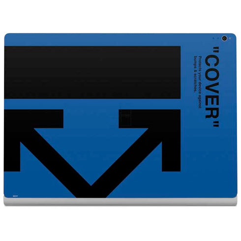 Black and Blue Arrows Surface Book 2 15in Skin